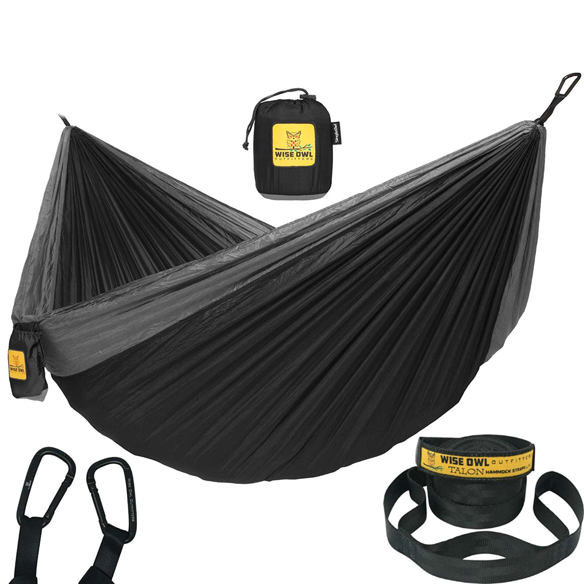Rede Dupla Wise Owl Outfitters com Alças para Árvore