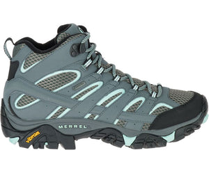 Bota Trilha Feminino Merrell Moab2 Mid GORE-TEX | Largura Média e Ampla