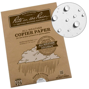 Papel a Prova de Água Rite in the Rain para Impressão a Laser e Fotocopia