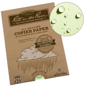 Papel a Prova de Água Rite in the Rain para Impressão a Laser e Fotocopia