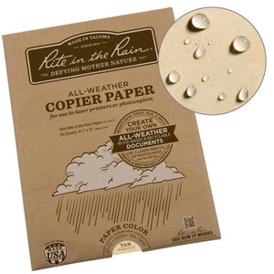Papel a Prova de Água Rite in the Rain para Impressão a Laser e Fotocopia