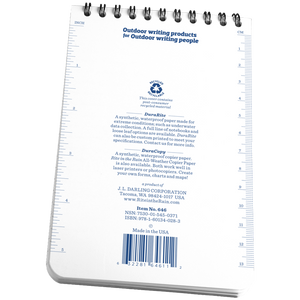 Caderno para Imersão à Prova de Água Rite in the Rain Durarite com Espiral Superior