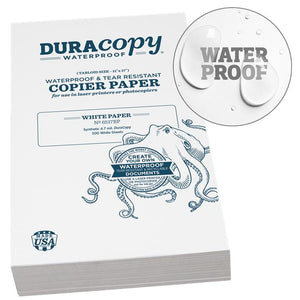 Papel para Imersão a Prova de Água Rite in the Rain DuraCopy para Impressão Laser ou Fotocópia