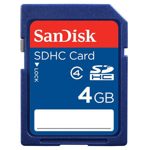 Cartões de Memória SanDisk SDHC/SDXC 4MB/s